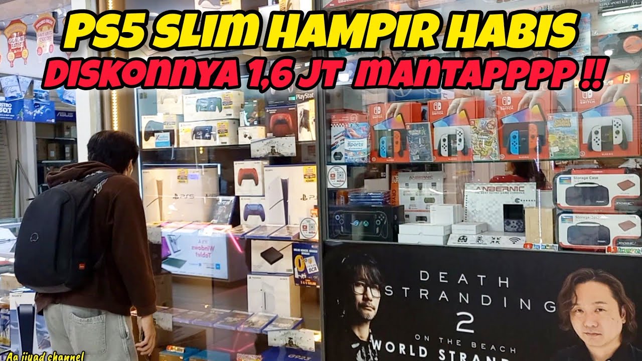 PROMO DISKON 1,6 JT SUDAH MAU BERAKHIR, DAN SISA STOCK PS5 HANYA 2 UNIT SAJA 