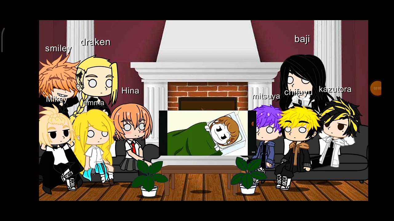 tokyo revengers reagindo ao takemichi as Drawn mask história de um sonâmbulo 😴😴😴 🤣🤣