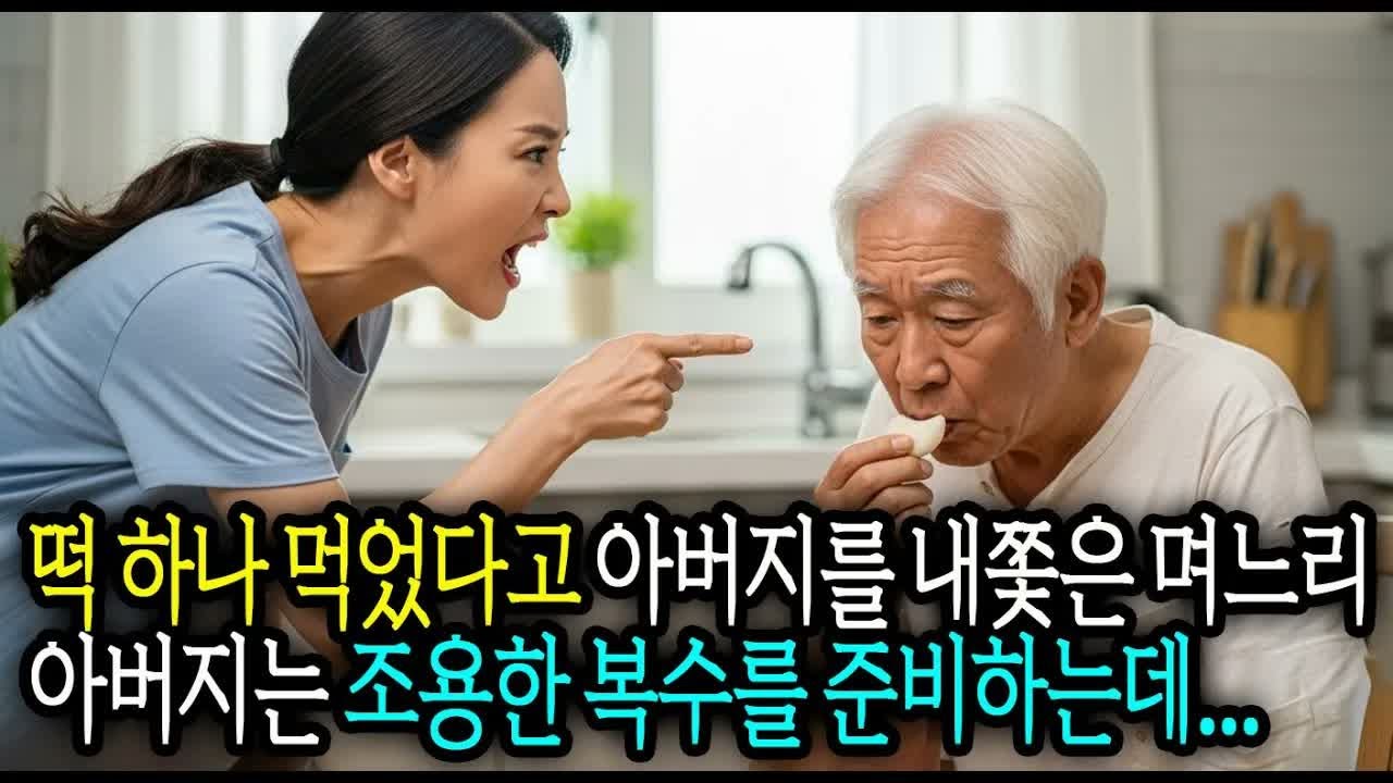 떡 하나 먹었다고 아버지를 거지취급하며 내쫓은 아들부부, 아버지는 조용한 복수를 준비합니다 #사연라디오 #오디오북 #인생사연 #노후의지혜