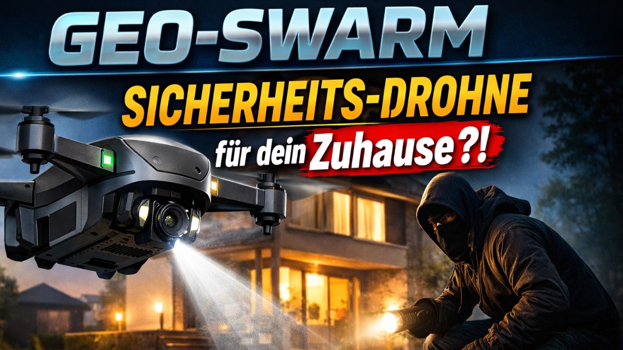 Die erste vollautomatische Sicherheits-Drohne für dein Zuhause?!
