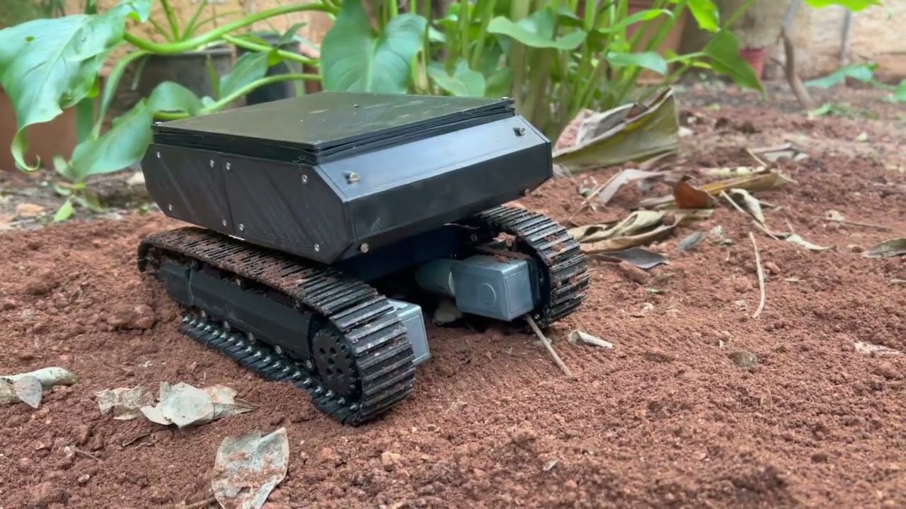 DART is a mobile DIY all-terrain tracked robot crawler.