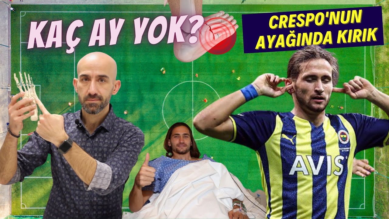 Ayak Tarak Kemiği Kırılan Crespo Kaç Ay Sahalardan Uzak Kalacak? 👉🏻 5. Metatars Kırığı Nedir?