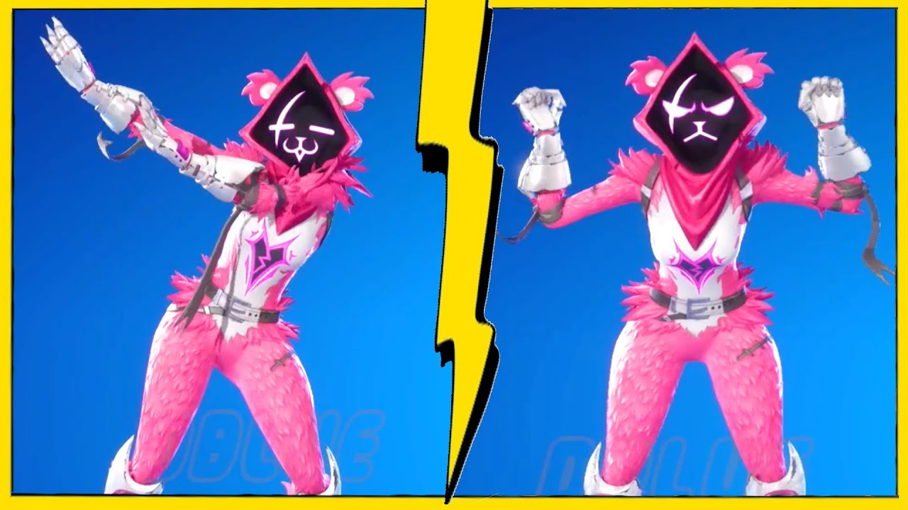 FORTNITE RAVEN TEAM LEADER (CUDDLY) with All Emotes and Dances Ever Made!
