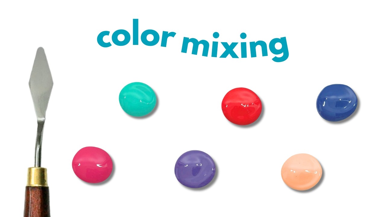 ASMR Color Mixing Magic | Oddly Satisfying Paint Mixing | Relaxing Color Theory