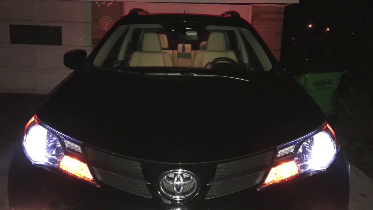 Review & Installing LED CREE headlights - 2015 Toyota Rav4