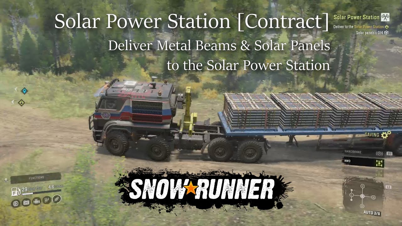 SNOWRUNNER - Solar Power Station [Contract] - Tennessee USA