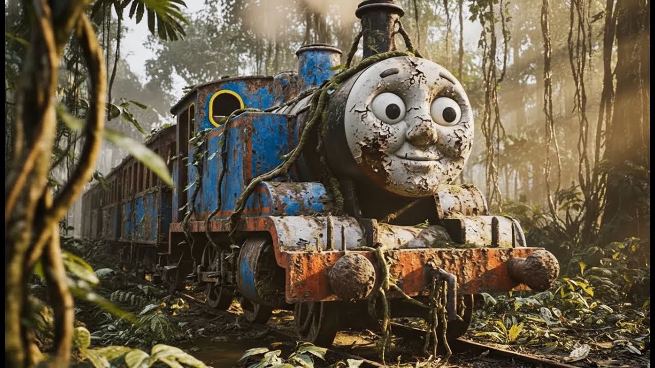 ASMR Car Restoration –Abandoned Thomas Train Found in the Forest | Full Rebuild Magic
