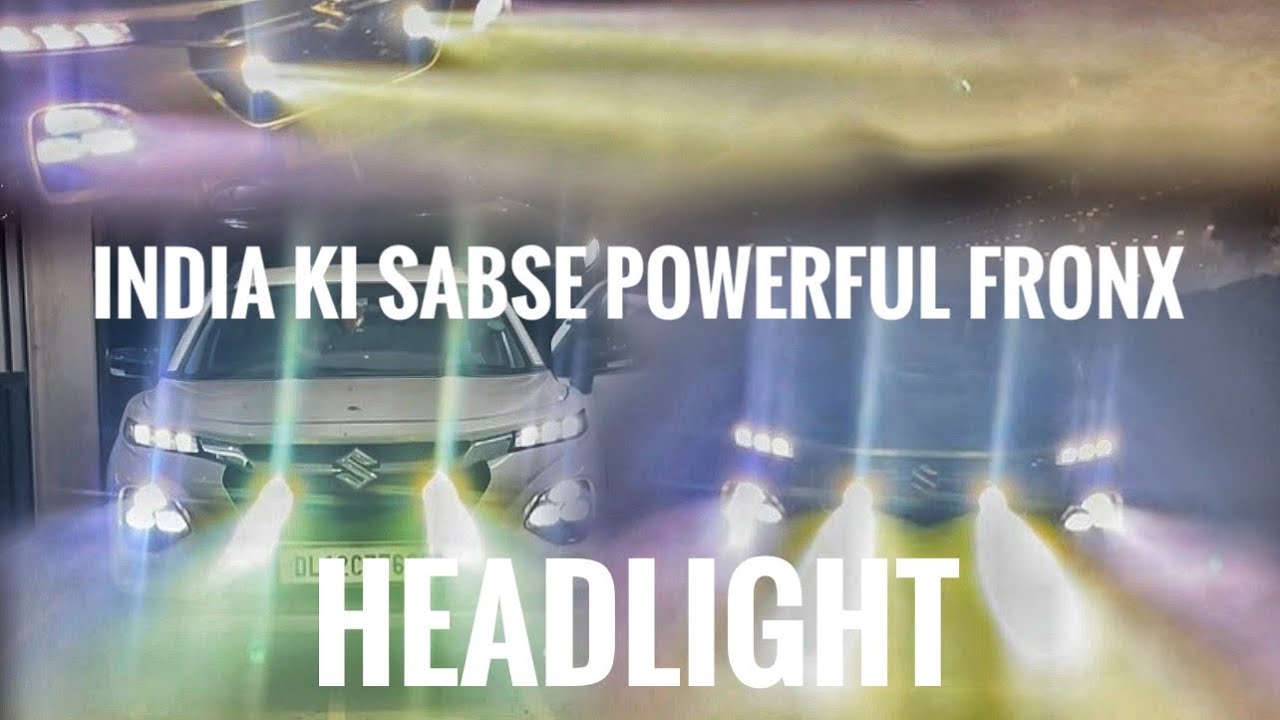 Fronx headlight upgrade | India’s most powerful projector | Fronx projector #gautamjangidd 