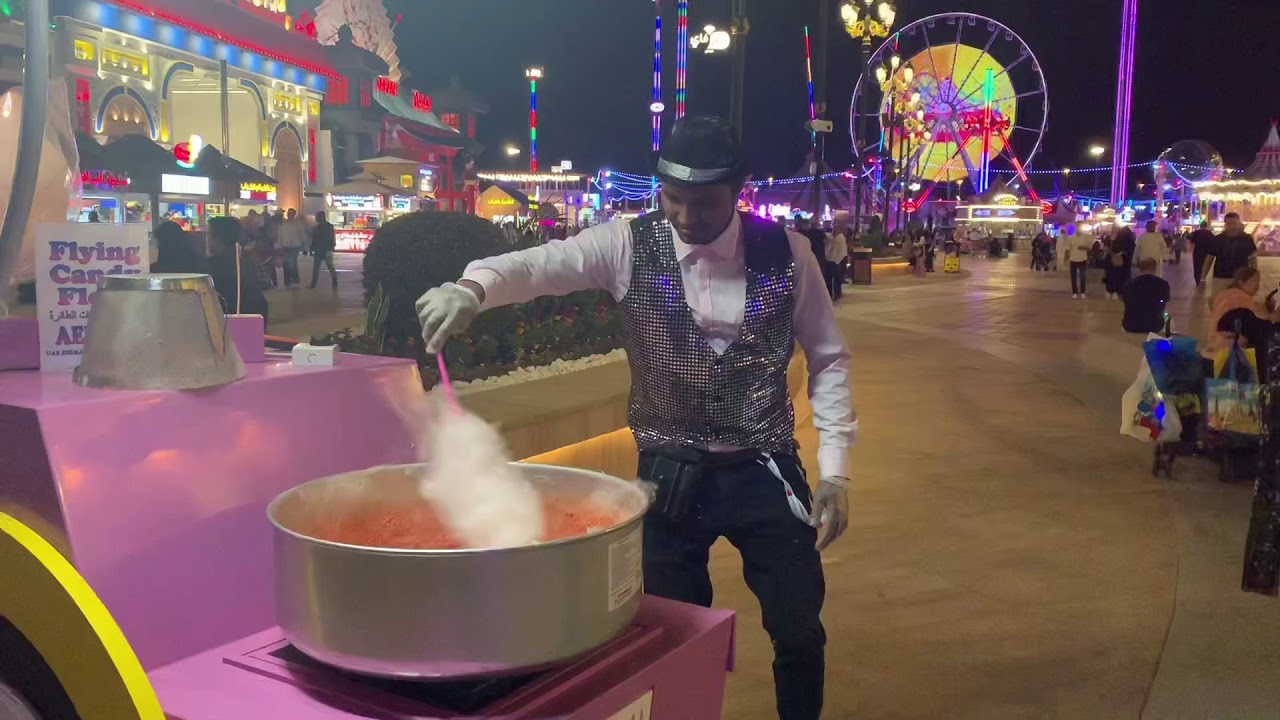 Flying Cotton Candy Machine..