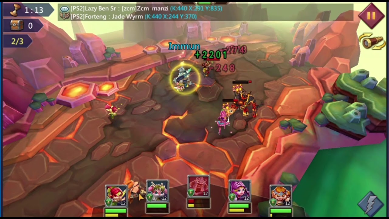 Captain Kringel - Gaming - Lords Mobile - Hero Stage Challenge Level 2-17