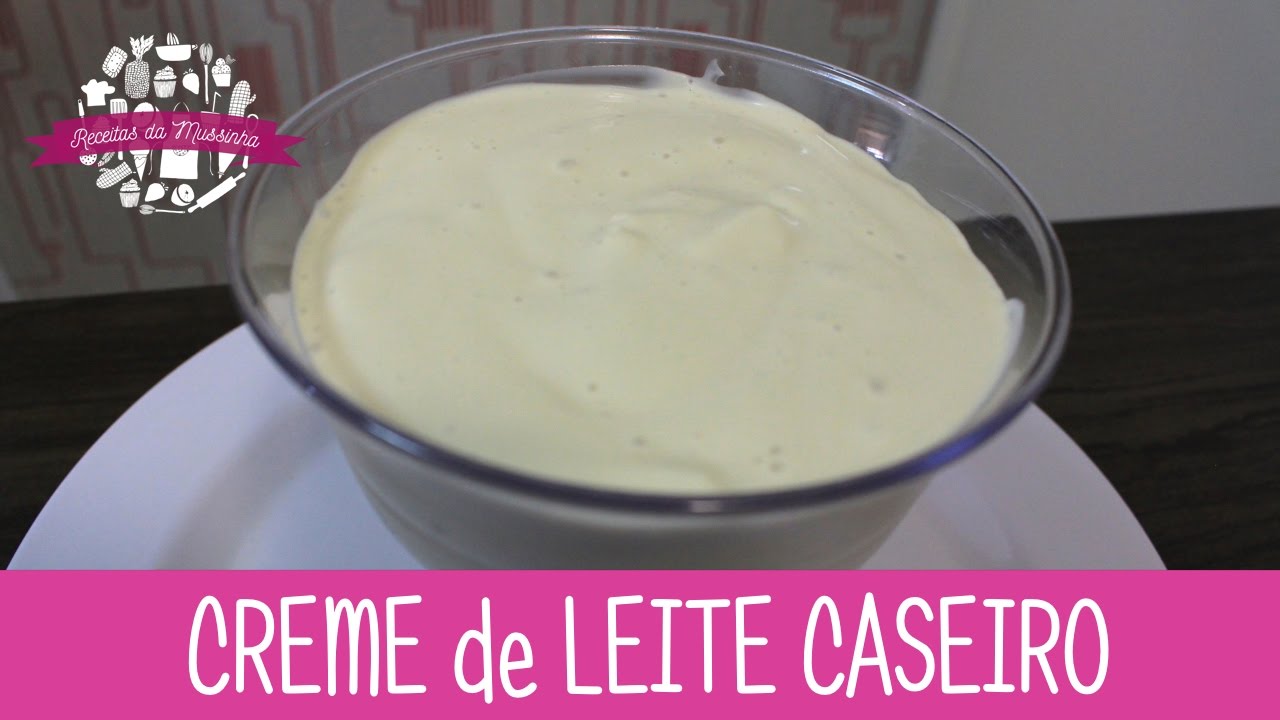 CREME de LEITE CASEIRO - Episódio 218 - Receitas da Mussinha
