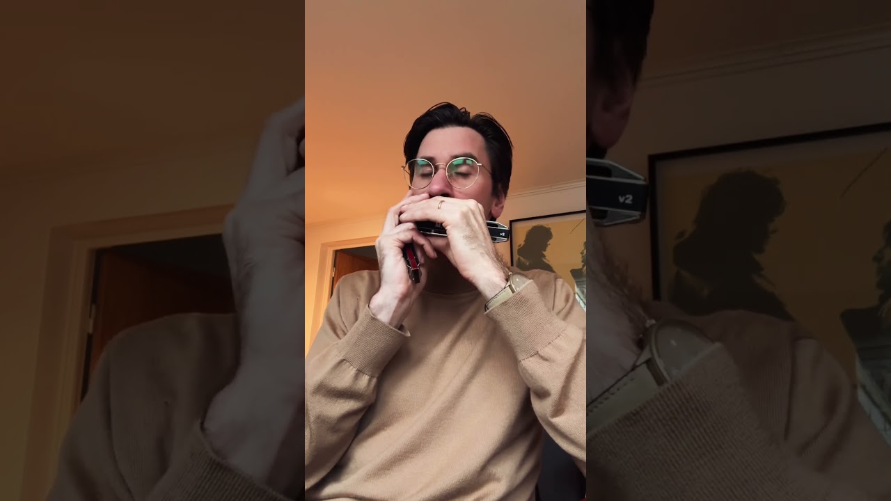 Jazz harmonica in the kitchen