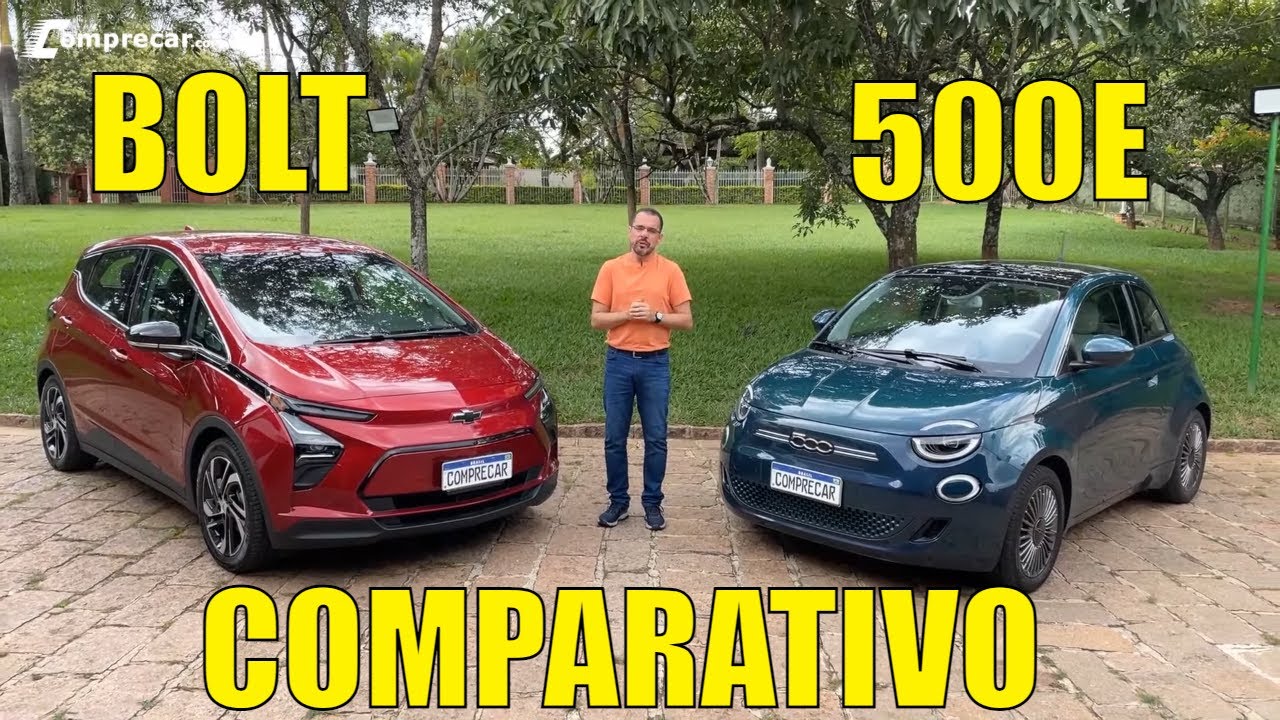 Chevrolet Bolt x Fiat 500e - Qual carro 100% elétrico comprar?