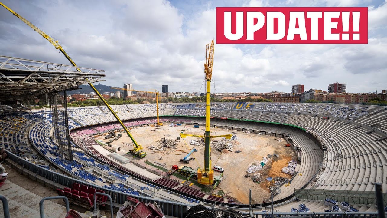 🔴 DEMOLITION OF THE THIRD TIER OF SPOTIFY CAMP NOU!! | UPDATE