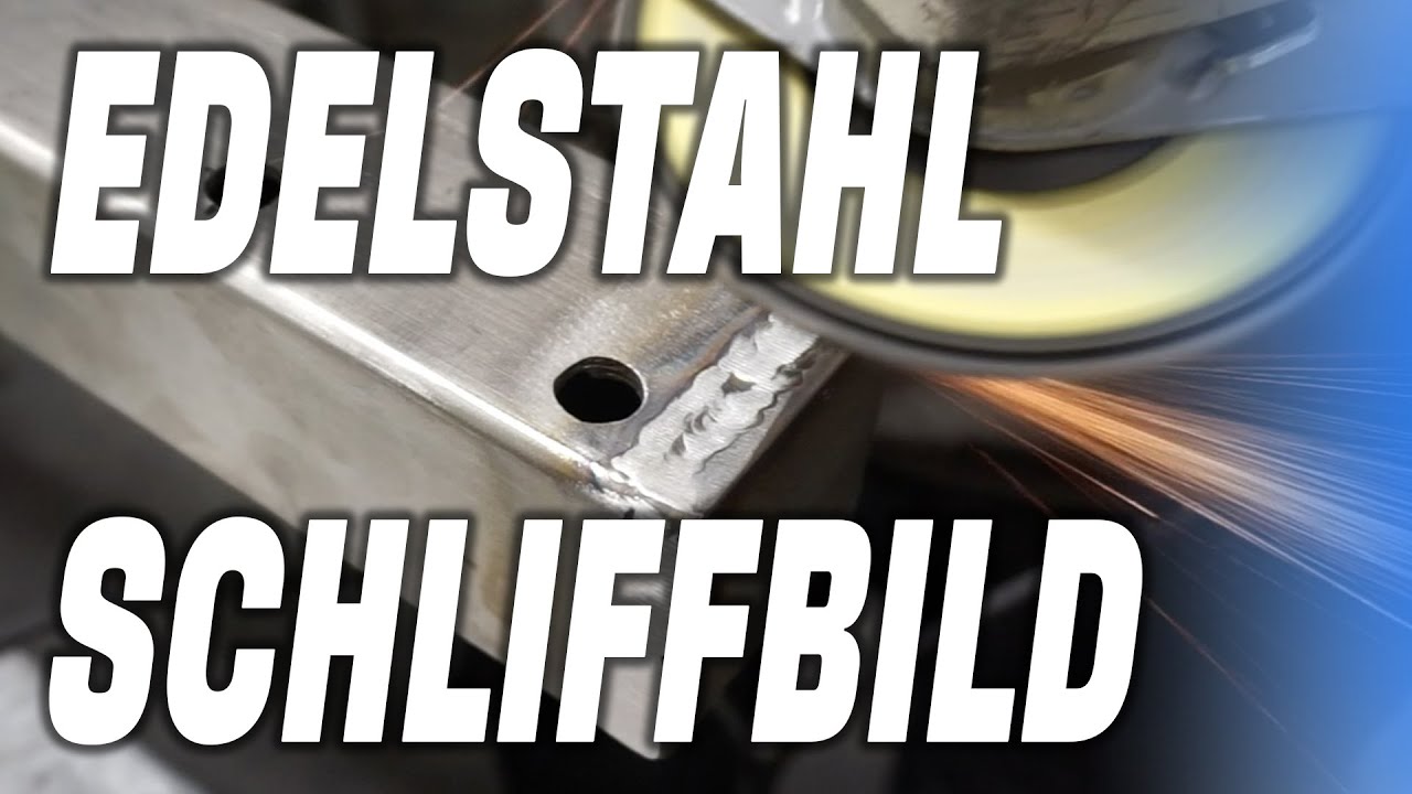 Edelstahl schleifen und wieder ins Original Schliffbild bringen. Edelstahl WIG Schweißen Polieren
