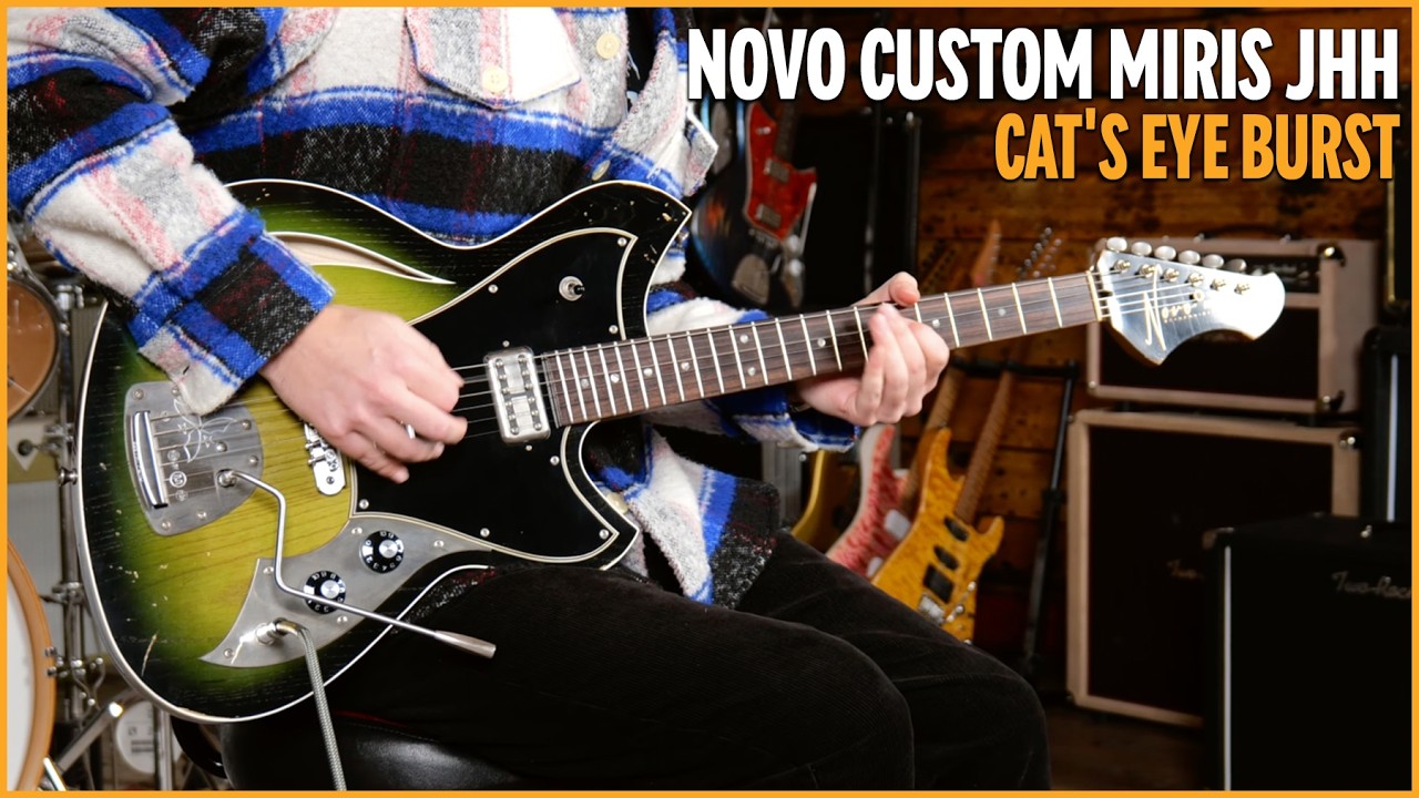 Novo Custom Miris JHH | Cat's Eye Burst - Black Pickguard