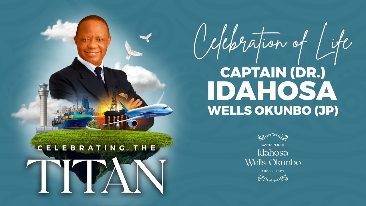 FUNERAL SERVICE OF CAPTAIN IDAHOSA WELLS OKUNBO. FRIDAY 8TH OCTOBER 2021