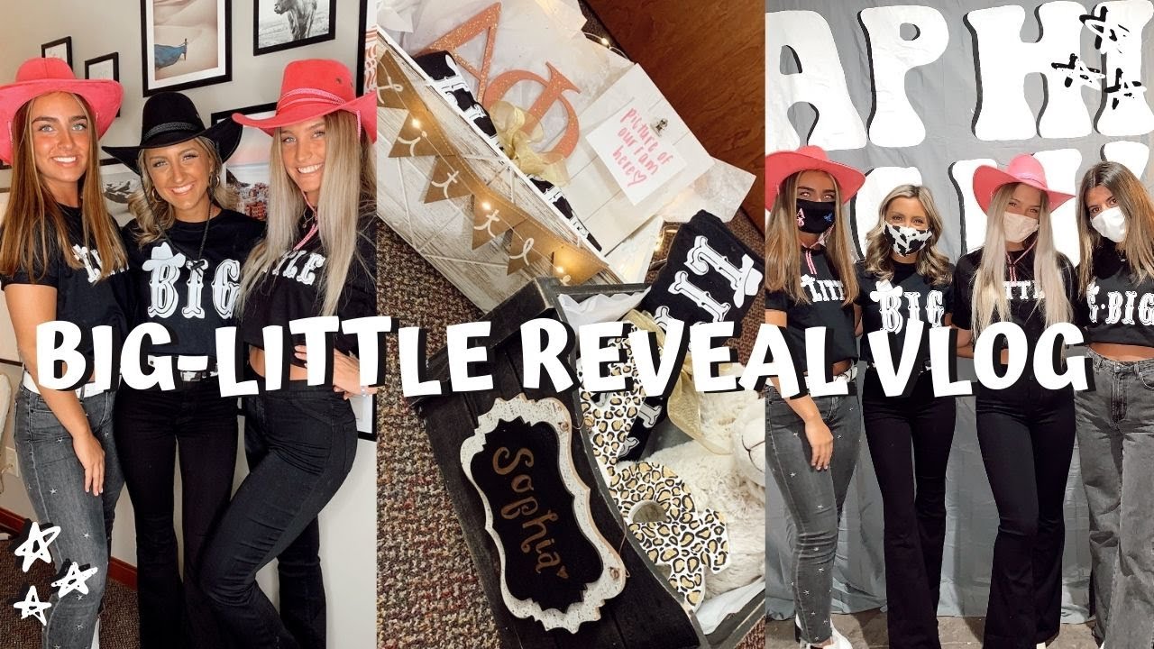 COLLEGE WEEK IN MY LIFE // big-little reveal + baskets Alpha Phi Kent State