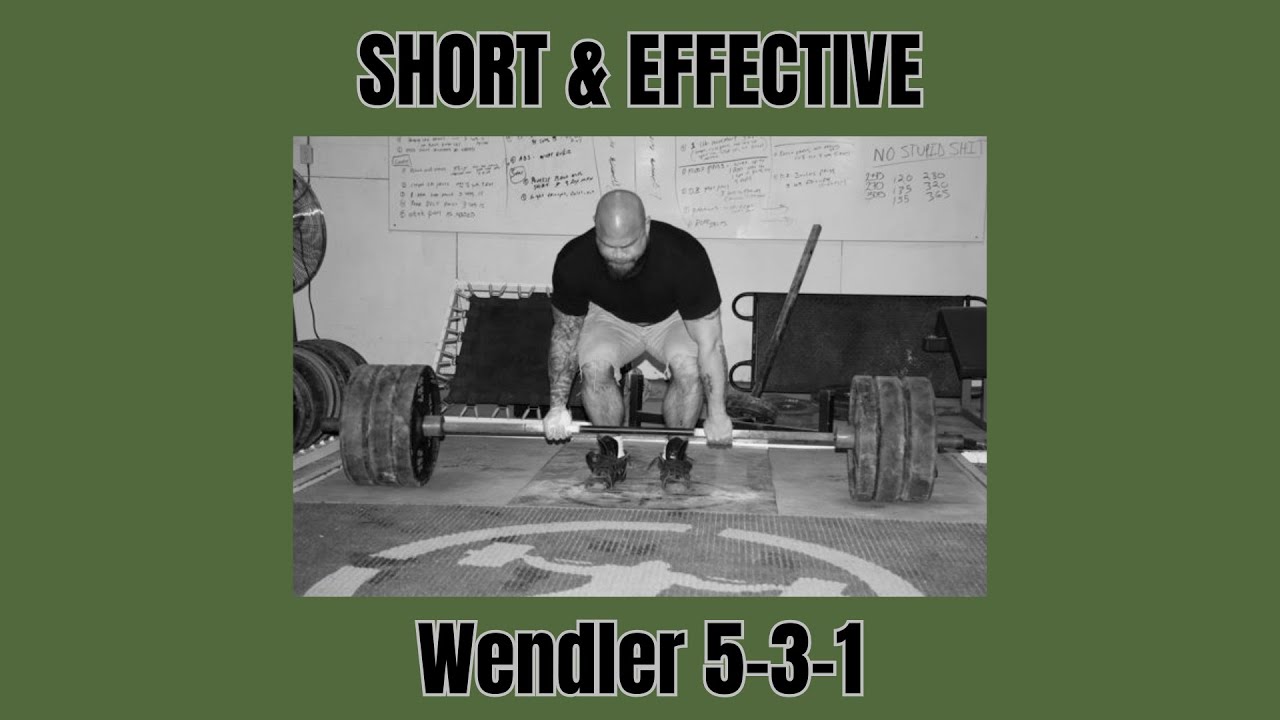 Wendler 5 3 1 For Men Over 40