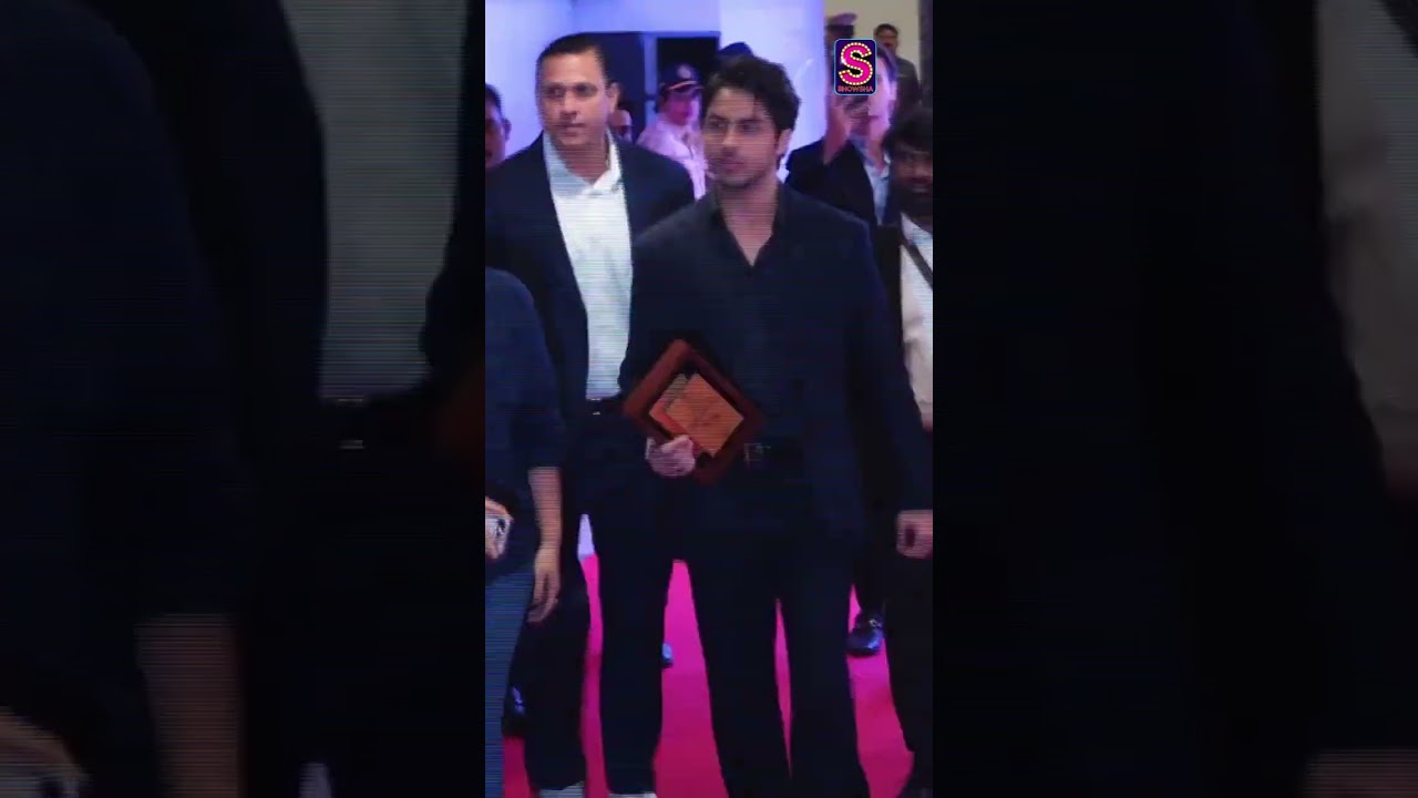 Aryan Khan walks the red carpet in sharp black and owns every flash