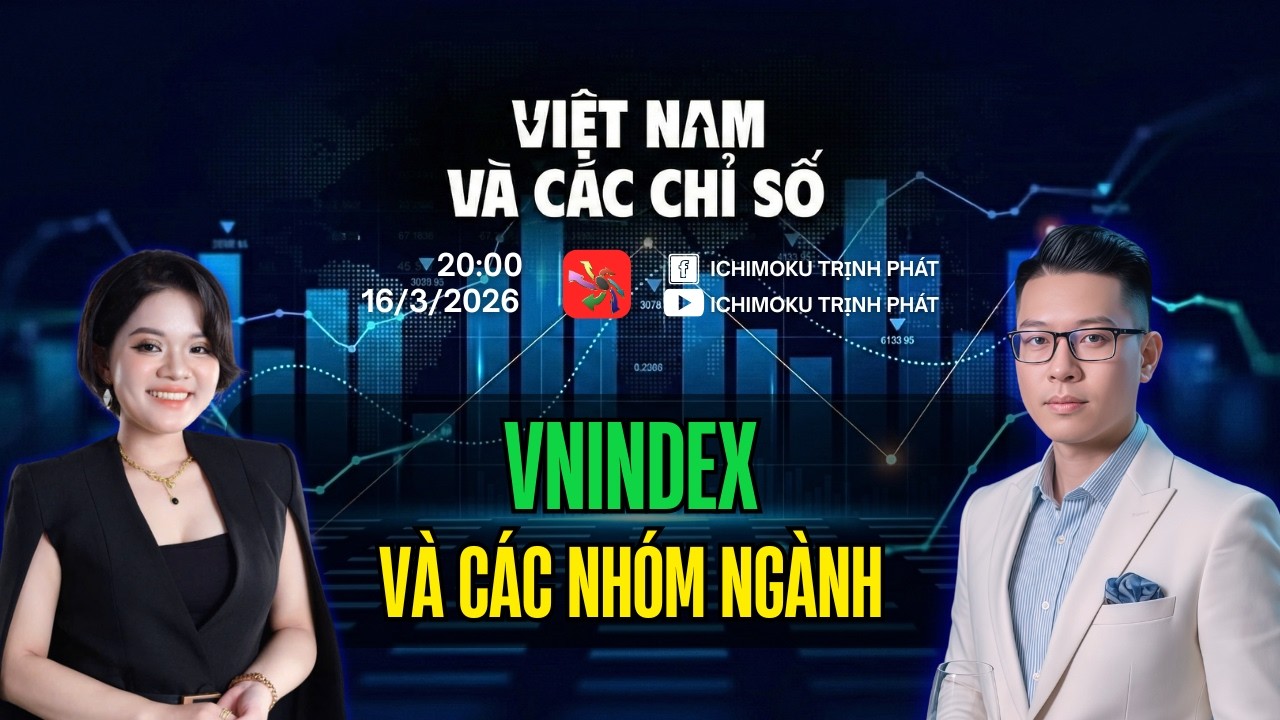 VIỆT NAM VÀ CÁC CHỈ SỐ NGÀY 16/03/2026: VNindex Và Các Nhóm Ngành
