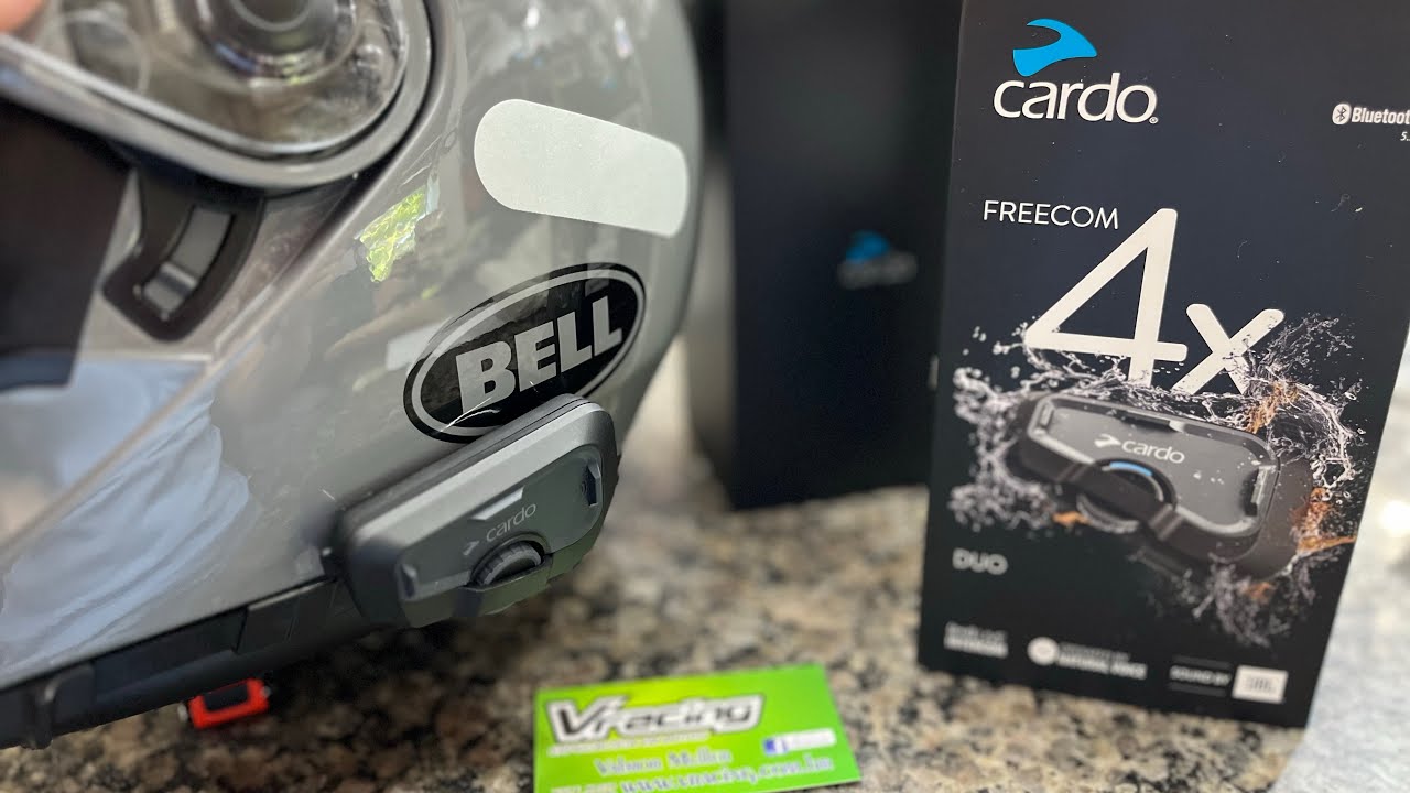 Instalação Cardo Freecom 4x VRACING