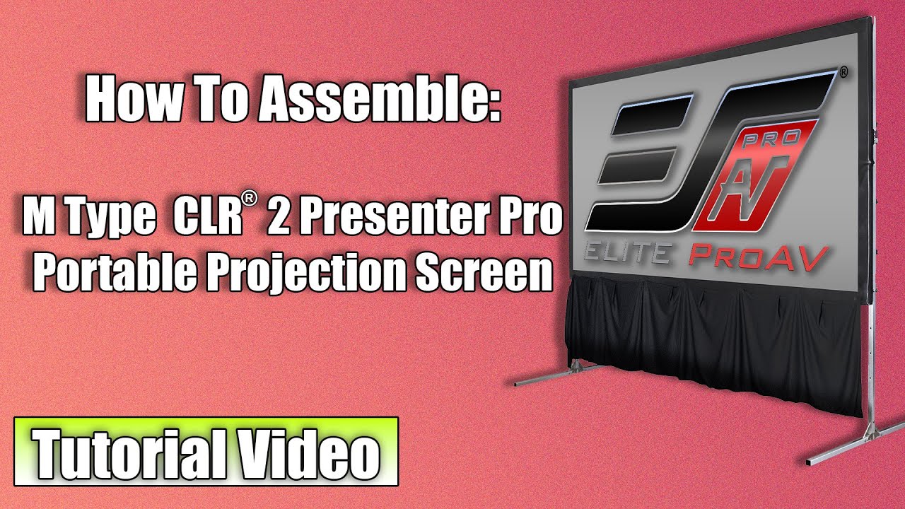 Step-by-Step: Elite ProAV Presenter Pro Series CLR 2 Assembly Tutorial
