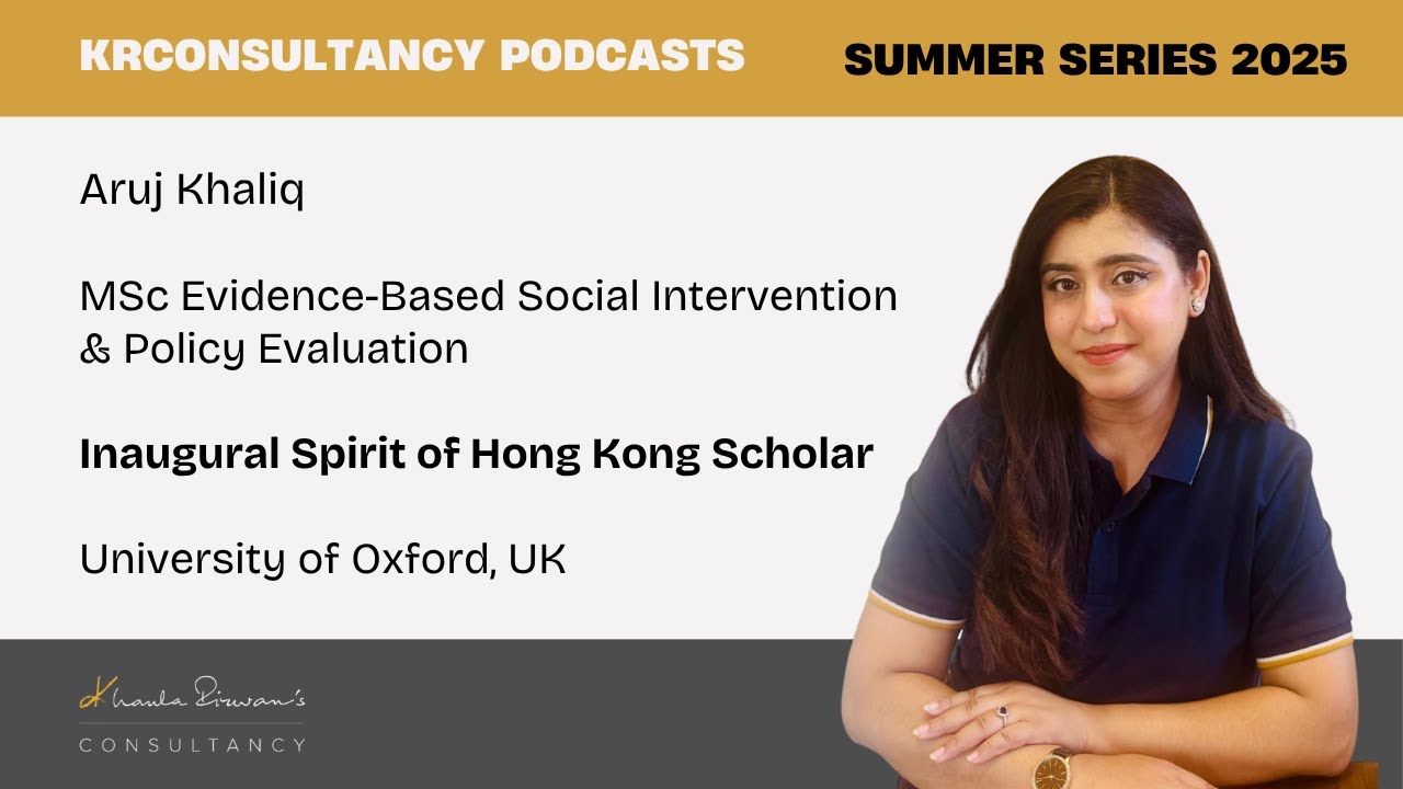 Oxford Evidence-based Social Intervention | Inaugural Spirit of Hong Kong Scholar! Podcast x Aruj