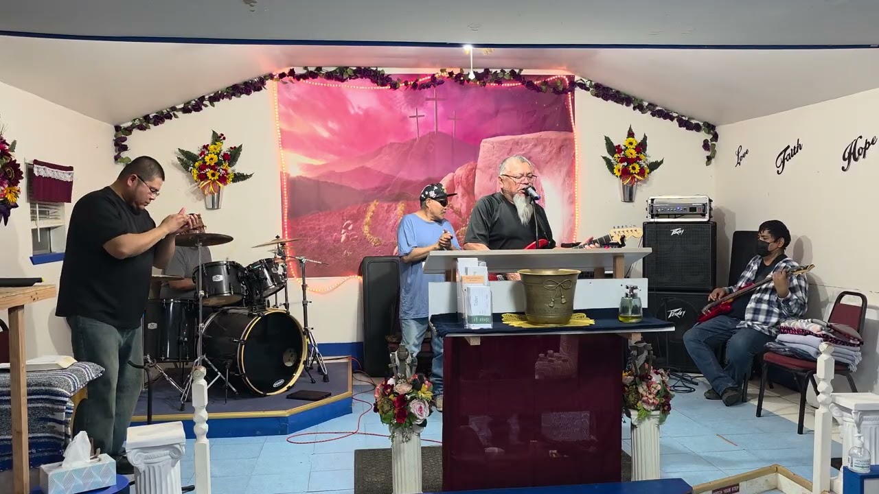 Bob Beaver @God Is My Rock Church in Jones Ranch, NM 