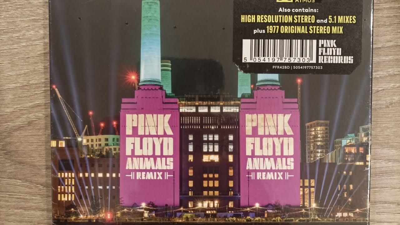 Pink Floyd Animals 2018 Remix Blu-ray unboxing
