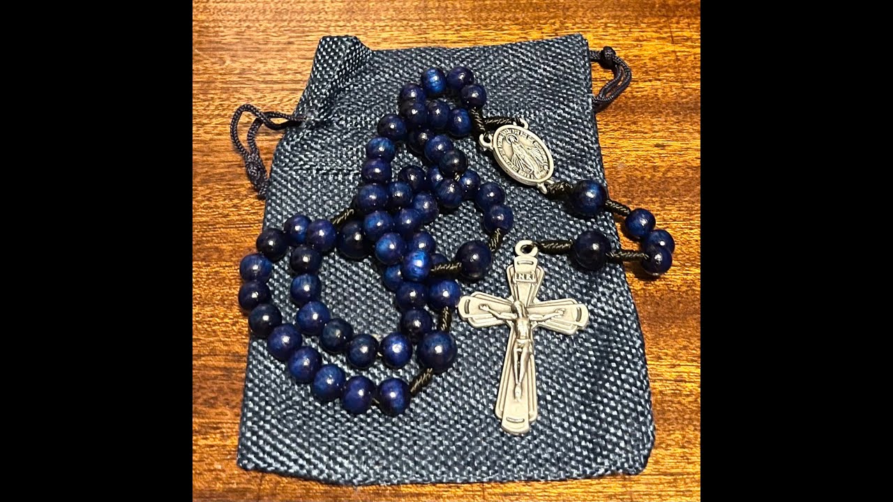 MARY'S ARMOR ROSARY FROM THE CATHOLIC WOODWORKER