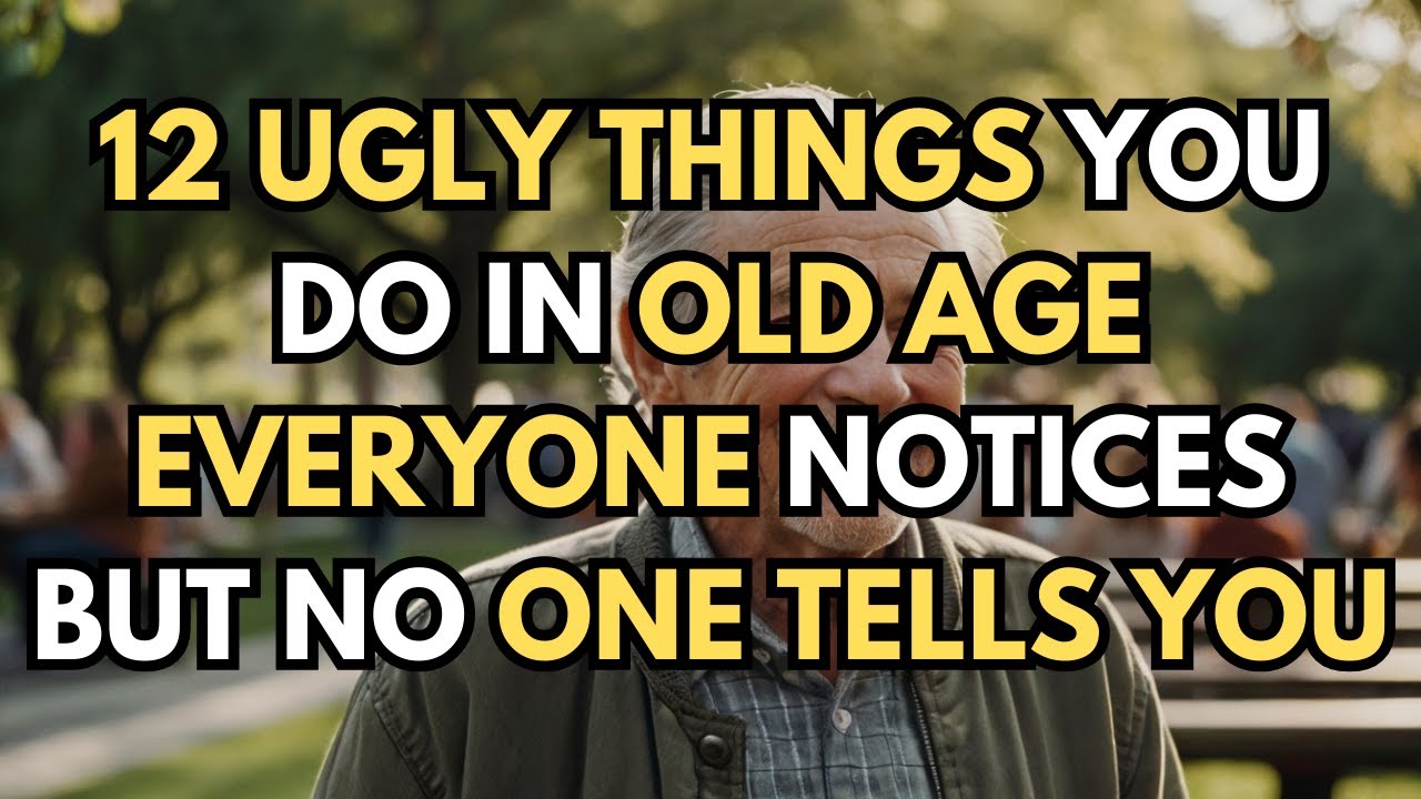 12 Ugly Things Seniors Do as They Age That No One Tells You