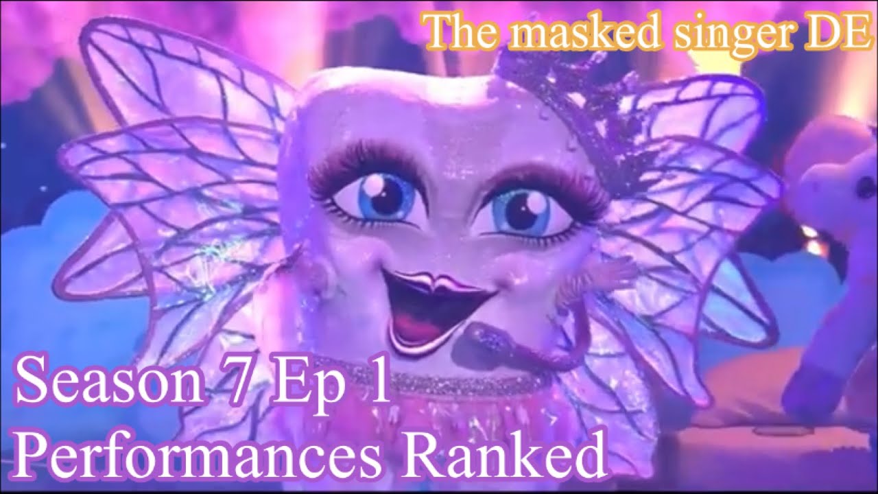 Season 7 Ep 1 performances ranked (The masked singer DE)