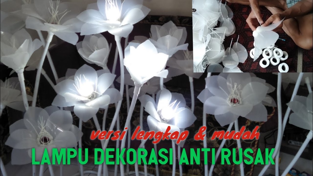 sangat Mudah membuat Lampu Hias Dekorasi Kuat Tahan Lama |  #tutorial #ideusaha #kreatif