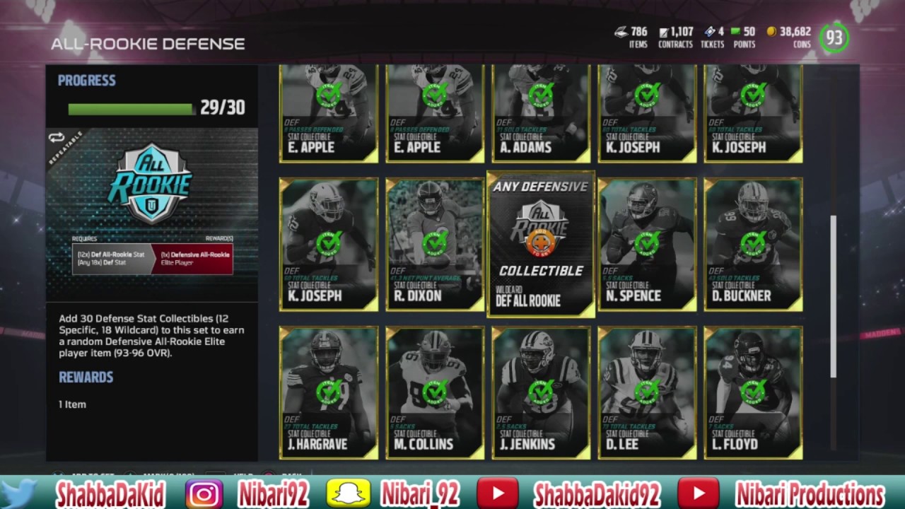 Dope Pull!! All-Rookie Defense Set | Madden 17 Ultimate Team