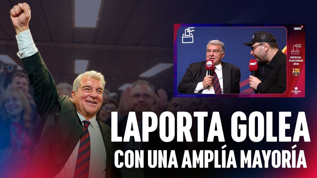 JOAN LAPORTA PRESIDENTE DEL BARÇA. LA CHARLA A LAS 2.15 am (CAT)