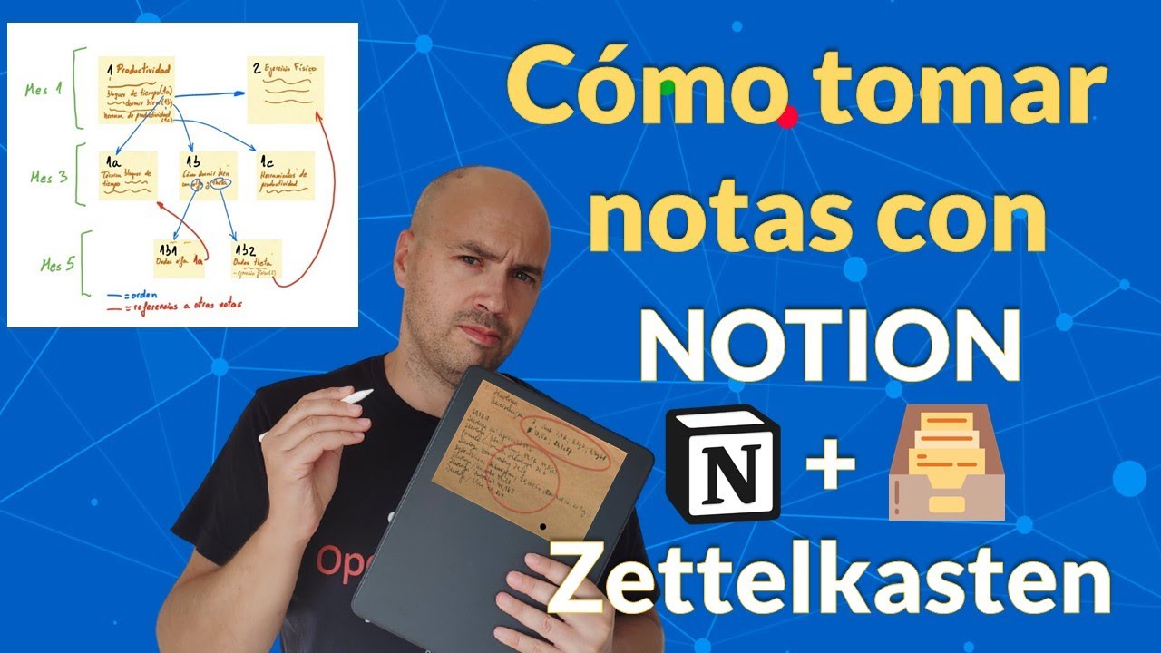 🧠 Cómo TOMAR NOTAS con NOTION y método ZETTELKASTEN