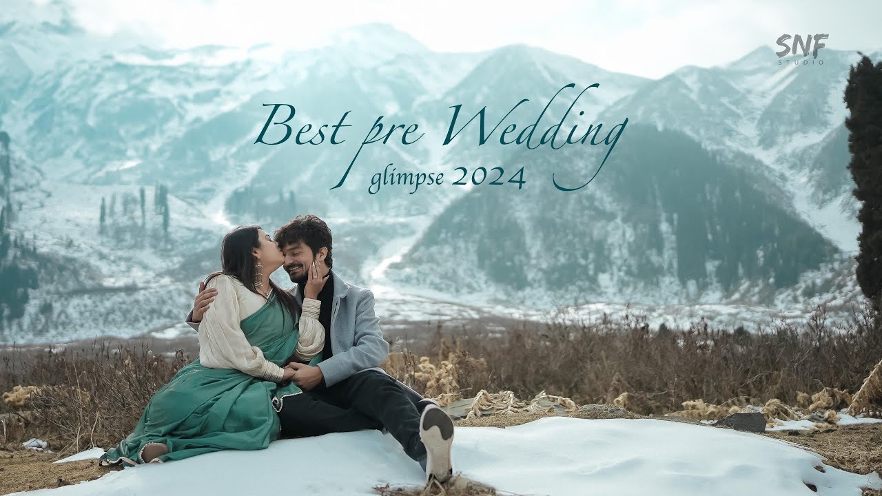 Best pre-wedding song 2024 | Kashmir | Hardik - Riya | Snf studio