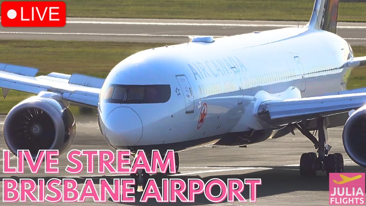 🔴 LIVE SUNDAY MORNING RUSH Brisbane Airport Australia | BNE/YBBN Plane Spotting