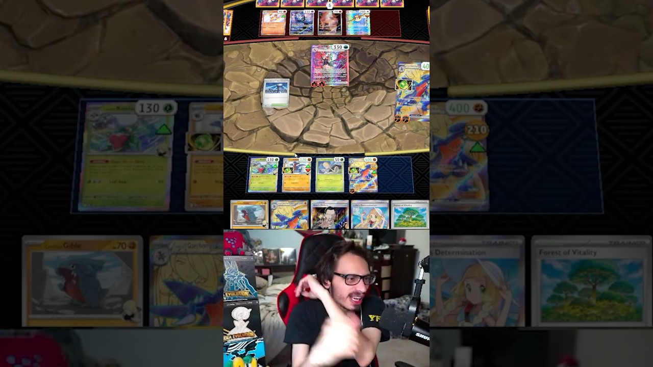Cynthia's Garchomp Is The Stage 2 Slayer!#pokemon#pokemontcglive#pokemontcg