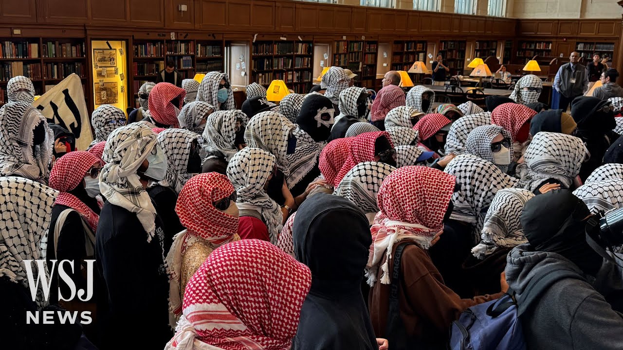Watch: Pro-Palestinian Protesters Take Over Columbia Library | WSJ News