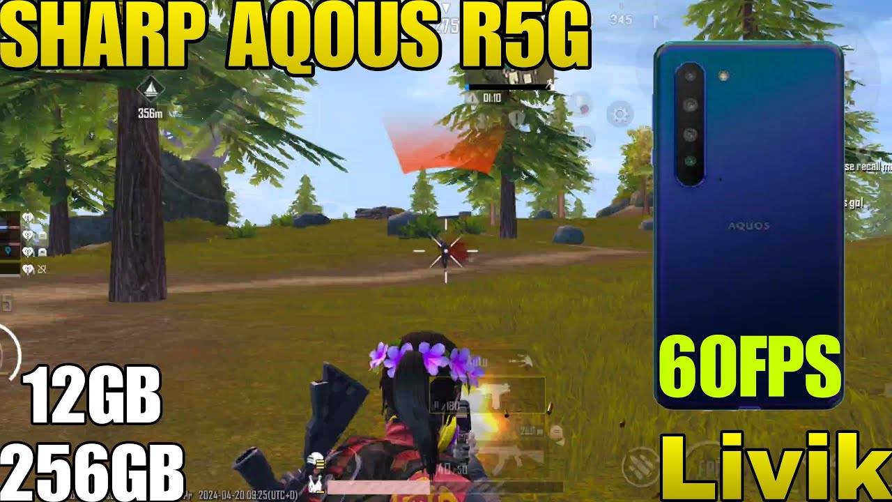 SHARP AQUOS R5G PUBG TEST 2024 60FPS | PUBG MOBILE