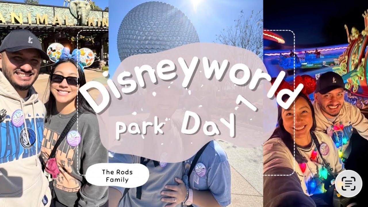 DISNEY WORLD PARK HOPPING DAY 1! ✨ AK, EPCOT FOOD & WINE FESTIVAL, & MVMCP! 🎄