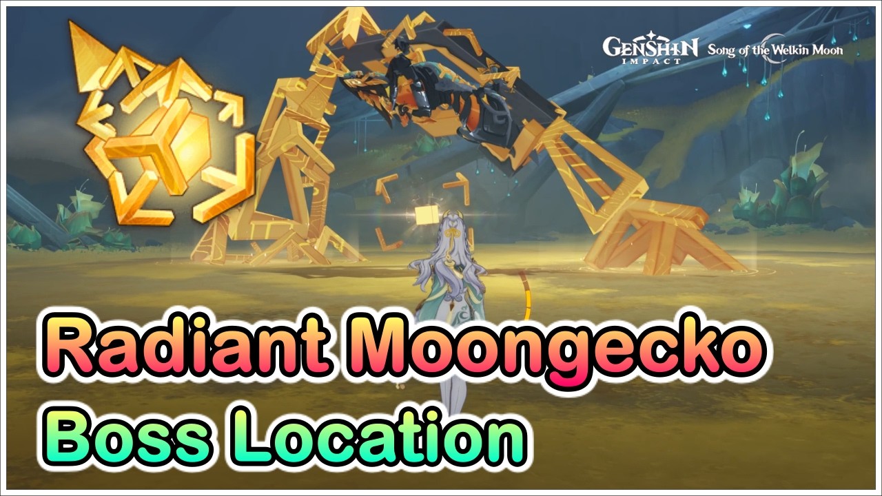 Radiant Moongecko Boss Location - Genshin Impact