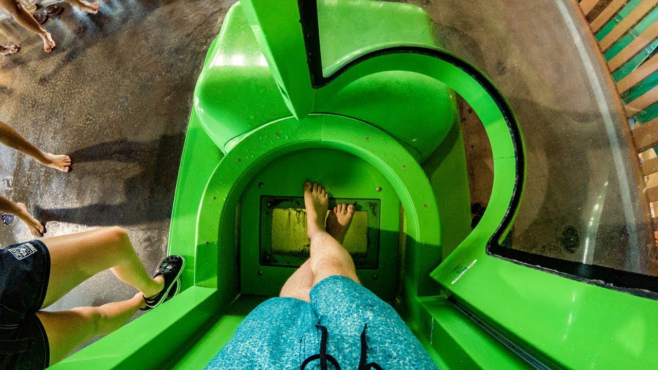 Extreme TRAPDOOR Water Slide 