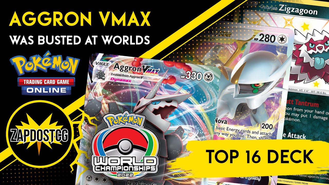Top 16 Aggron VMAX Arceus VSTAR Deck From Worlds 2022 Is INSANE! (Pokemon TCG)