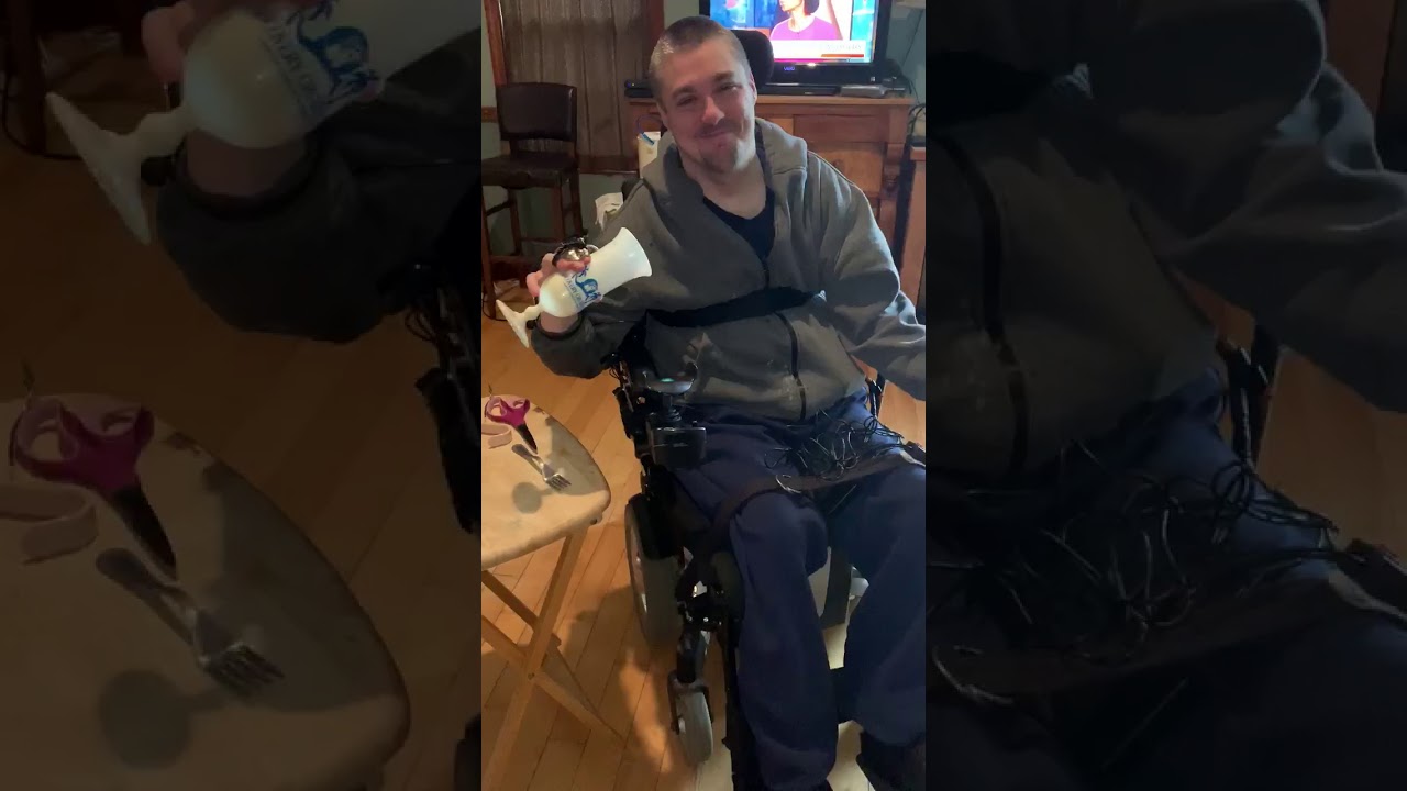 Quadraplegic using Robotic Glove for 1st Time! Lifechanging!