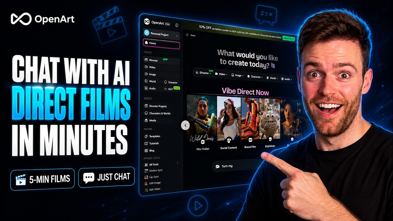 This AI Directs Full Films for You  OpenArt Director