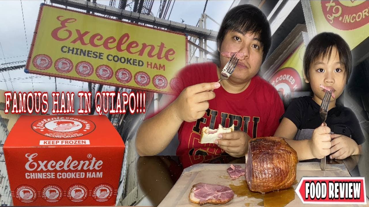 EXCELENTE HAM | FAMOUS HAM IN QUIAPO | FOOD REVIEW | Family V TV
