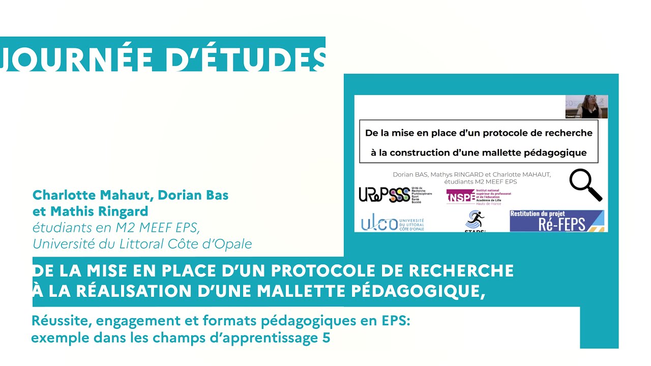 De la mise en place d’un protocole de recherche à la réalisation d’une mallette pédagogique